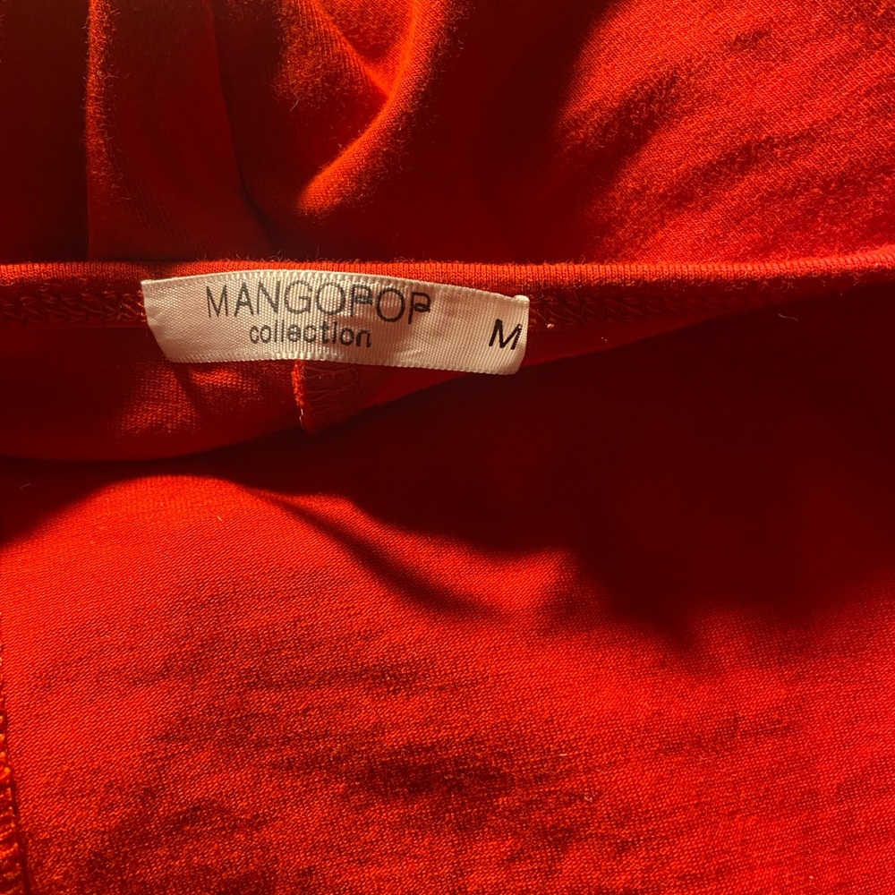 Red full body top